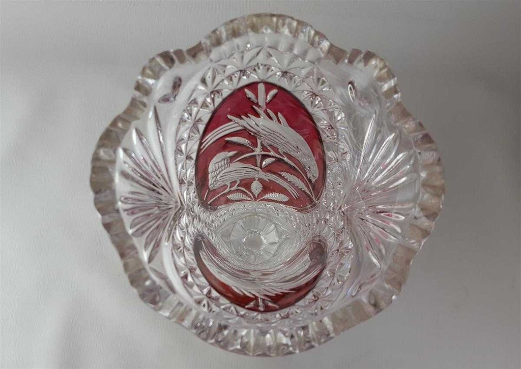 [45813677] Vase 26,5 cm Hofbauer Red Bird gebraucht - gut Bild 3