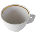 [45813690] Kaffeetasse Tasse Goldrand Graf von Henneberg Viktoria weiß mit Bild 2