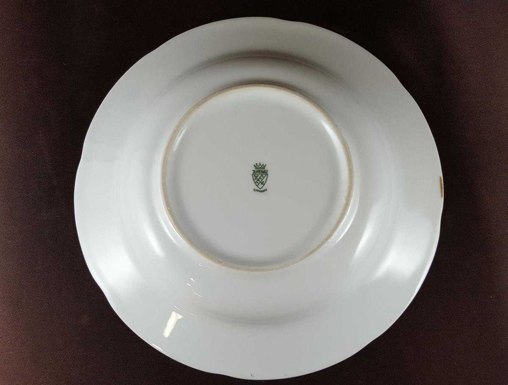 [45813697] Suppenteller Goldrand 22,5 cm Graf von Henneberg Viktoria weiß mit Bild 4