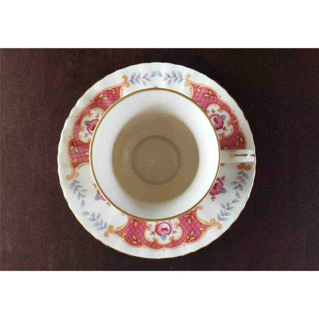 [45813700] Mokkatasse mit Untertasse Tasse Espressotasse Goldrand Seltmann Weiden Royal China gebraucht - sehr gut Bild 5
