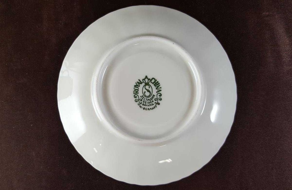 [45813700] Mokkatasse mit Untertasse Tasse Espressotasse Goldrand Seltmann Weiden Royal China gebraucht - sehr gut Bild 7