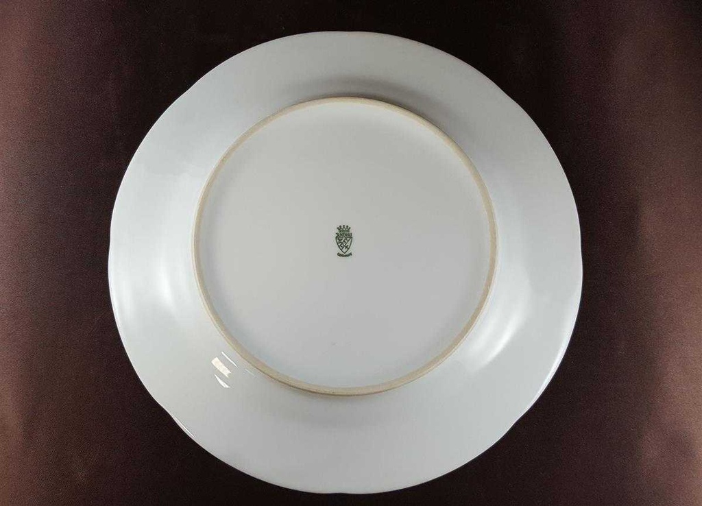 [45813705] Speiseteller Essteller Goldrand 26,3 cm Graf von Henneberg Viktoria weiß mit Bild 4