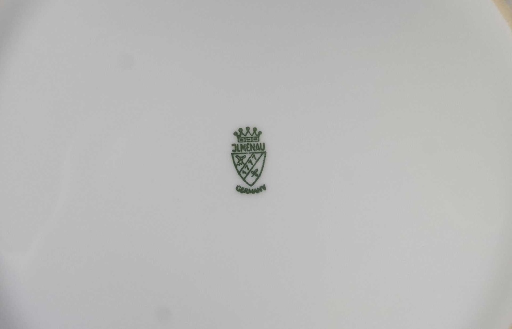 [45813705] Speiseteller Essteller Goldrand 26,3 cm Graf von Henneberg Viktoria weiß mit Bild 5