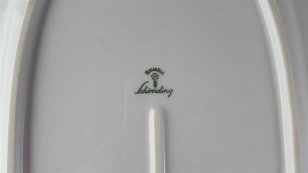[45813707] Servierplatte 33x21 cm Schirnding Bavaria gebraucht - gut Bild 5