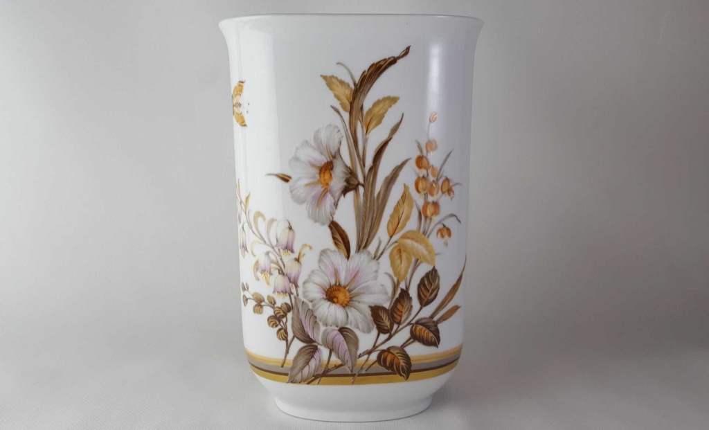 [45813708] Vase Dekorative 18,2 cm AK Kaiser Porzellan Blumen gebraucht - sehr gut Bild 3