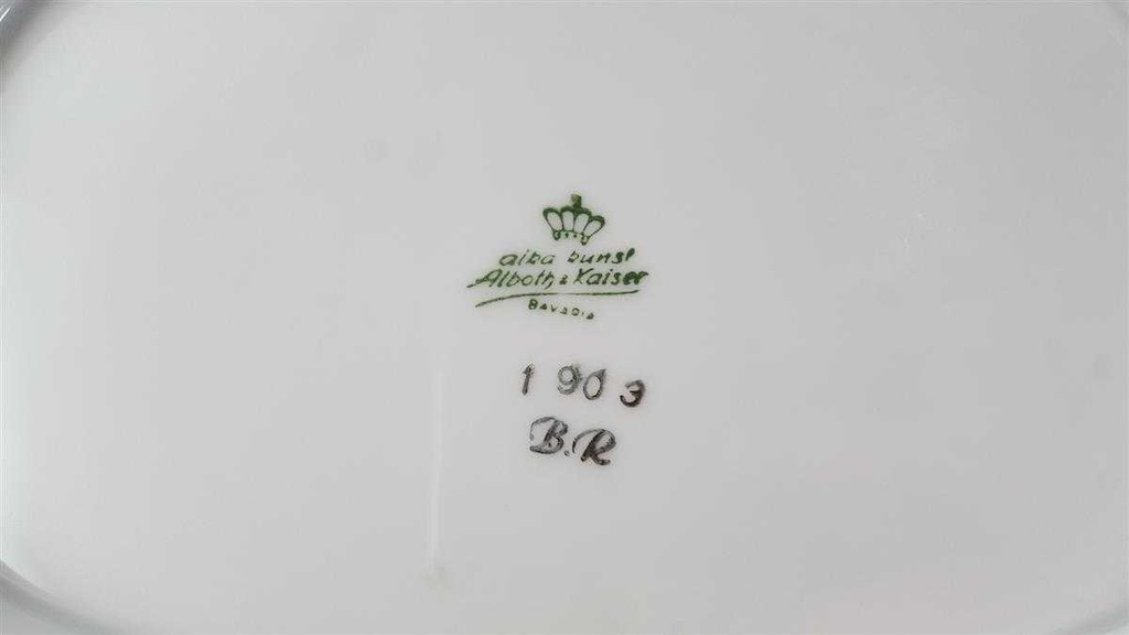 [45813709] Servierplatte 24,5x15,8 cm AK Kaiser Porzellan Alboth & gebraucht - sehr gut Bild 5