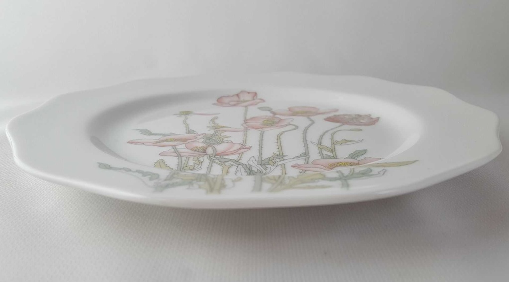 [45813731] Kuchenteller 21 cm Villeroy & Boch Gallo Secunda Roter Mohn gebraucht - gut Bild 3