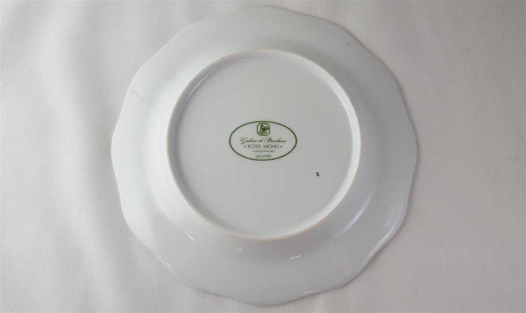 [45813731] Kuchenteller 21 cm Villeroy & Boch Gallo Secunda Roter Mohn gebraucht - gut Bild 4