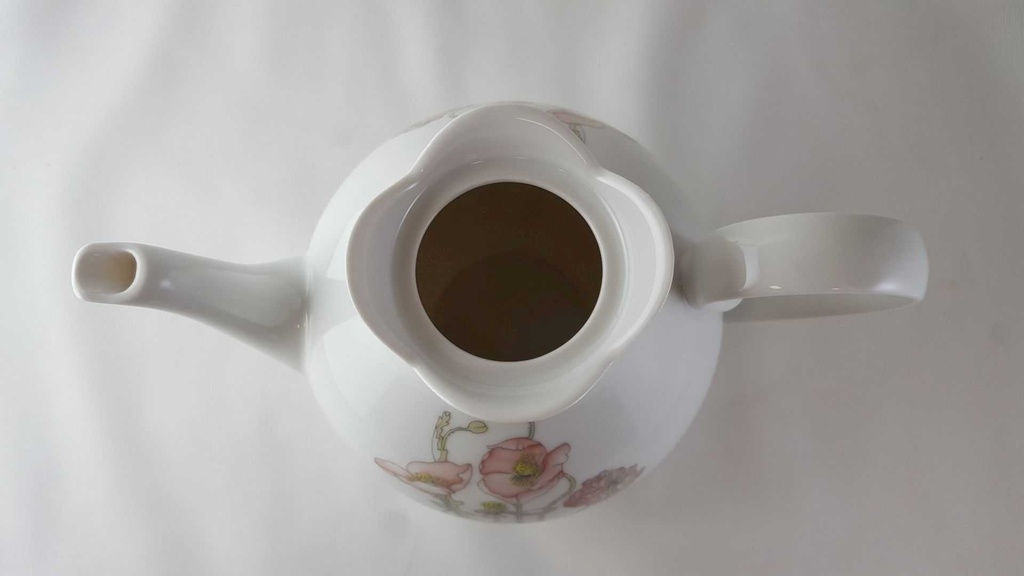 [45813733] Teekanne 1,4 L Villeroy & Boch Gallo Secunda Roter Mohn gebraucht - sehr gut Bild 7
