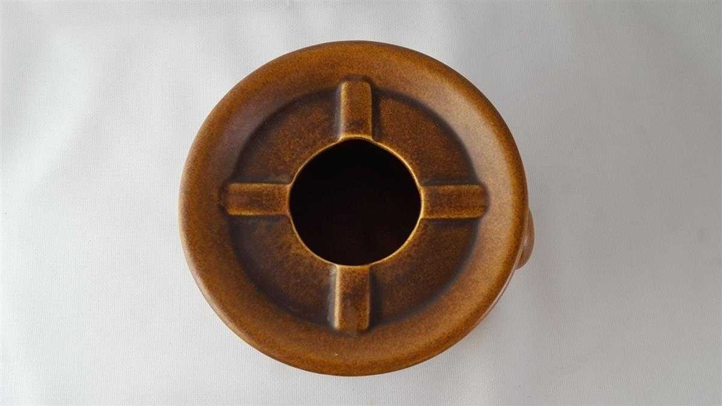 [45813738] Teekanne Stövchen Staffel Gerz Gerzit Stoneware Braun gebraucht - gut Bild 4