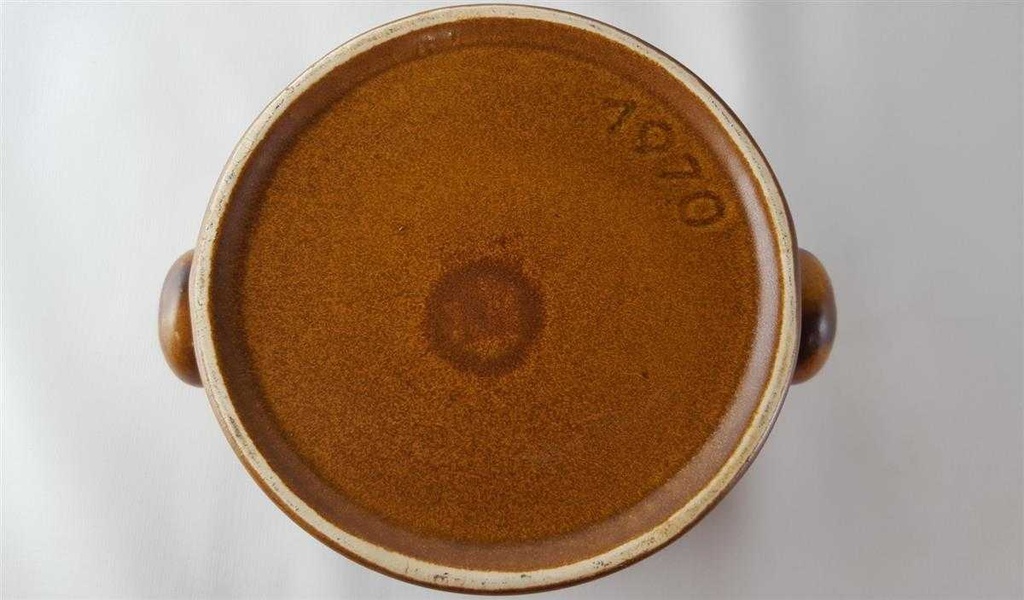 [45813738] Teekanne Stövchen Staffel Gerz Gerzit Stoneware Braun gebraucht - gut Bild 5