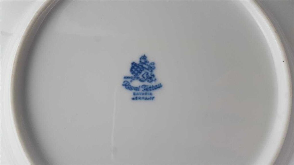 [45813739] Kuchenteller Dessertteller Frühstücksteller 19,7 cm Royal Tettau Annette Rote Rose Bild 3
