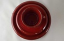 [45813745] Kaffeegedeck Kaffeeset Komplett 3tlg Winterling Bruchmühlbach Rot gebraucht - gut Bild 3