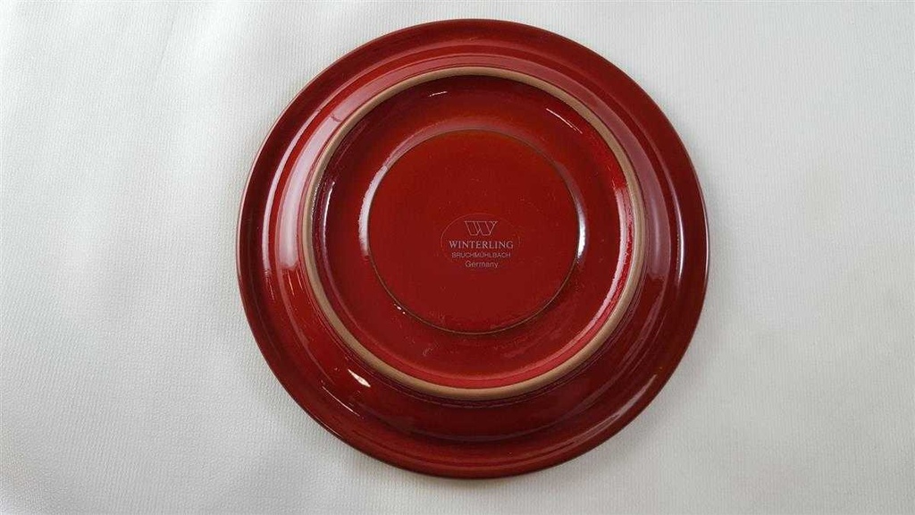 [45813745] Kaffeegedeck Kaffeeset Komplett 3tlg Winterling Bruchmühlbach Rot gebraucht - gut Bild 7