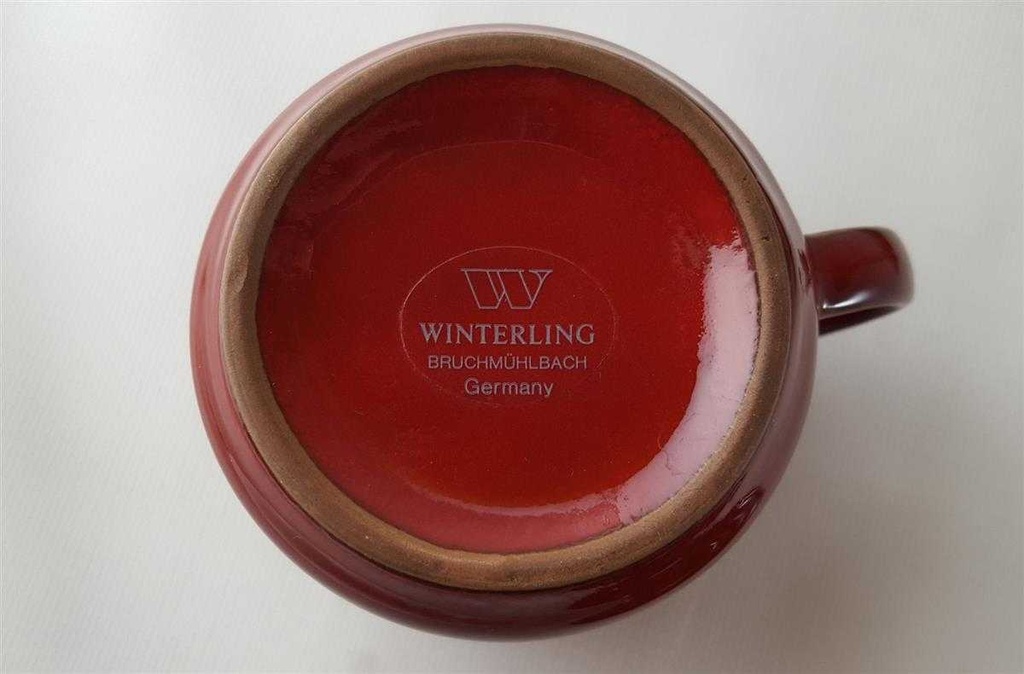 [45813745] Kaffeegedeck Kaffeeset Komplett 3tlg Winterling Bruchmühlbach Rot gebraucht - gut Bild 8