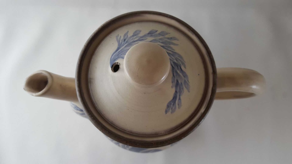 [45813746] Kanne handbemalt 1,5 L Willer Keramik Blau gebraucht - sehr gut Bild 7