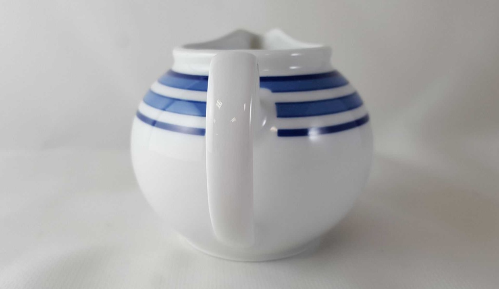[45813754] Milchkännchen Marienbad Ingres Weiss Blaue Ringe gebraucht - sehr gut Bild 3