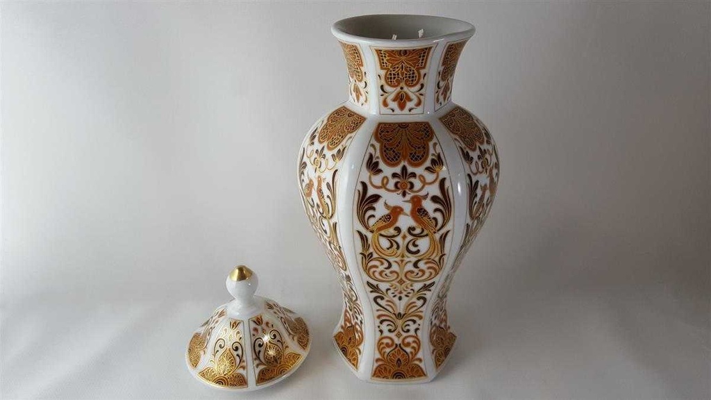 [45813762] Deckelvase 32 cm Bareuther Waldsassen gebraucht - gut Bild 5