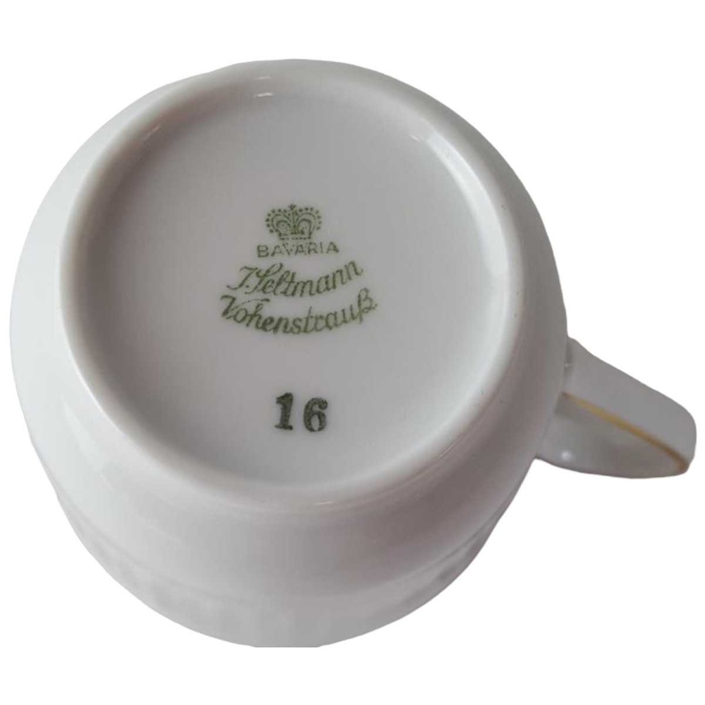 [45813763] Kaffeetasse Tasse Seltmann Weiden Vohenstrauß Grau Gold Dekor Bild 2