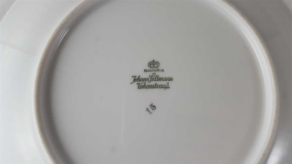 [45813765] Kuchenteller Dessertteller Frühstücksteller 19,7 cm Seltmann Weiden Vohenstrauß Grau Gold Dekor Bild 3