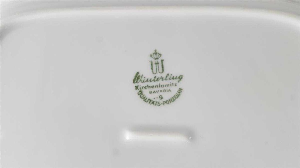 [45813795] Butterplatte Winterling Kirchenlamitz Wildrose gebraucht - sehr gut Bild 3