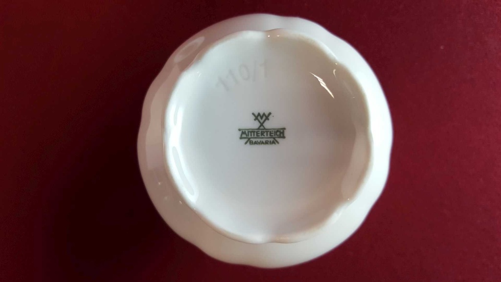 [45813796] Zuckerdose Mitterteich Form 110 Weiß gebraucht - sehr gut Bild 4