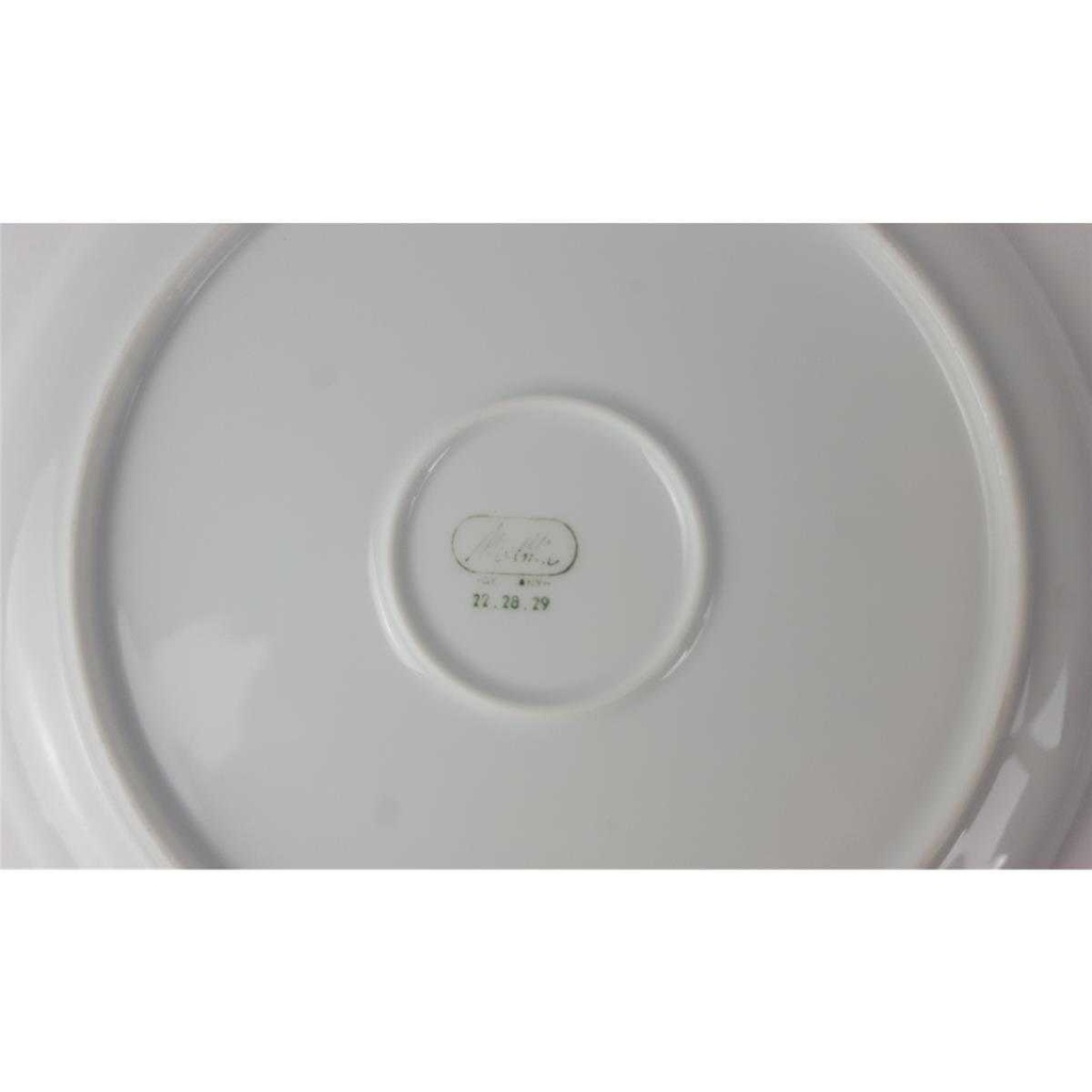 [458137981] Kuchenteller Dessertteller 19 cm Friesland Melitta Rom Röschendekor gebraucht - sehr gut Bild 4