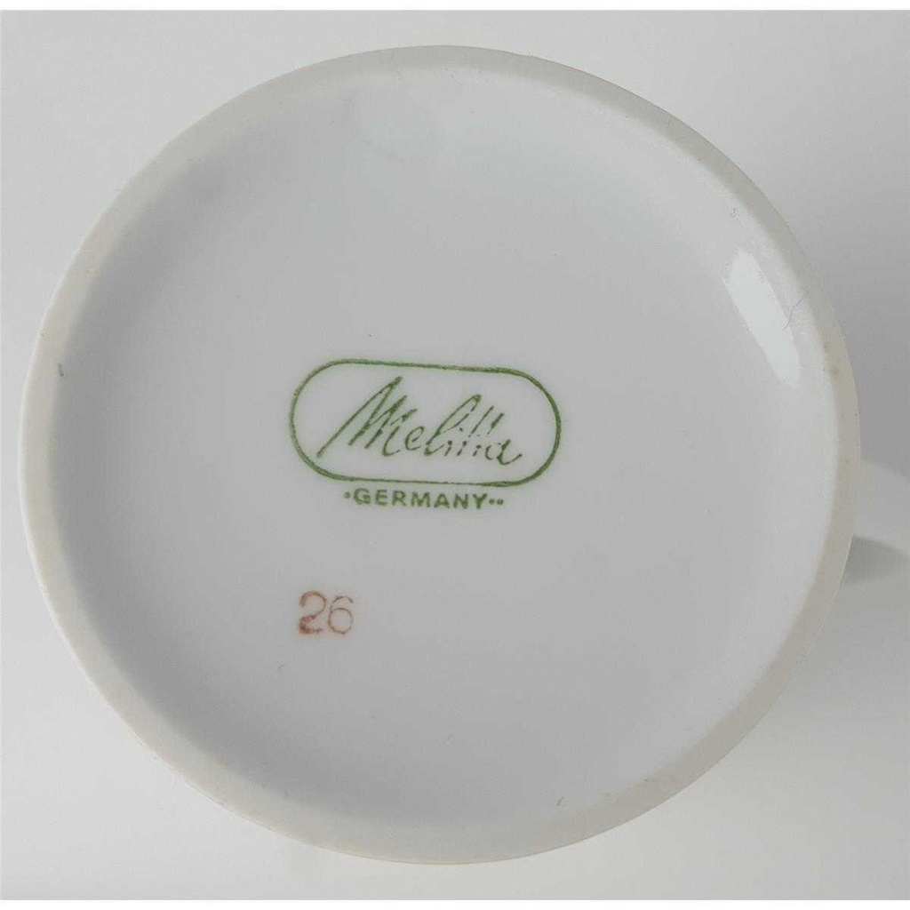 [458137983] Milchkännchen Friesland Melitta Rom Röschendekor gebraucht - sehr gut Bild 6