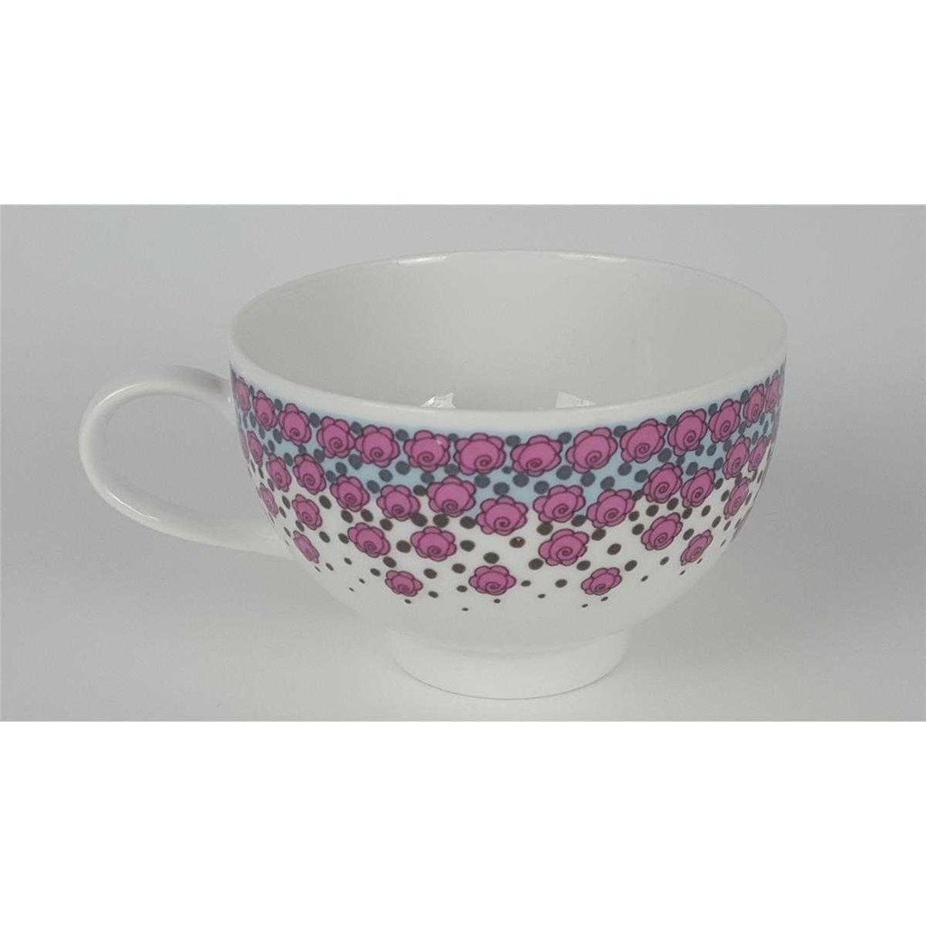 [458137985] Kaffeetasse Tasse Friesland Melitta Rom Röschendekor gebraucht - sehr gut Bild 3