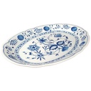 [458137988] Speiseplatte Steakplatte 28,8x19,2 cm Kahla Zwiebelmuster gebraucht - gut Bild 2