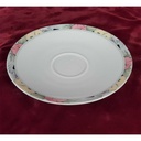[458138002] Untertasse für Kaffee 14,5 cm Marienbad Ingres Weiss Blumendekor Blumen gebraucht - gut Bild 3