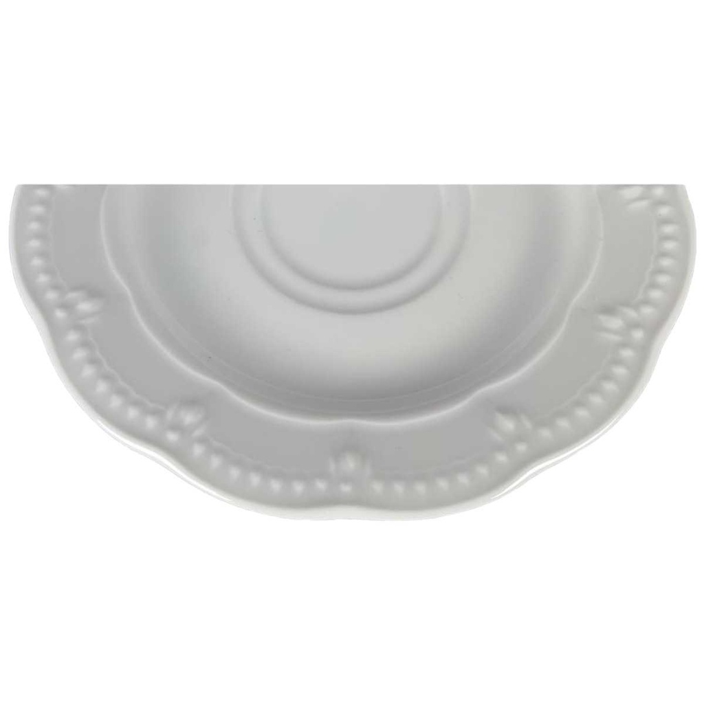 [458138019] Untertasse für Kaffee 15 cm Karolina Fine Royal Weiß gebraucht - gut Bild 2