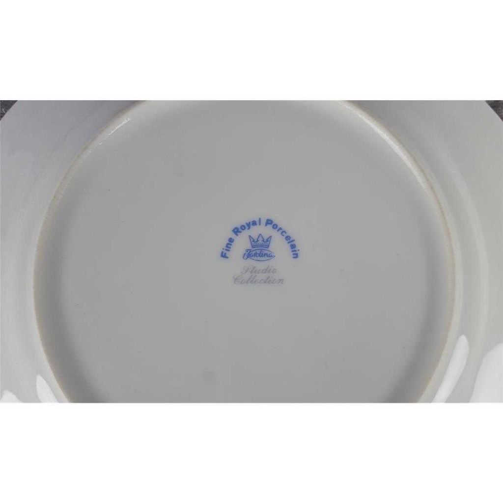 [458138022] Kuchenteller Dessertteller 19,2 cm Karolina Fine Royal Weiß gebraucht - akzeptabel Bild 5