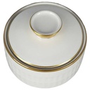 [458138025] Zuckerdose Goldrand Zeh Scherzer Rillenrelief 1750 gebraucht - sehr gut Bild 2