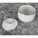 [458138025] Zuckerdose Goldrand Zeh Scherzer Rillenrelief 1750 gebraucht - sehr gut Bild 3