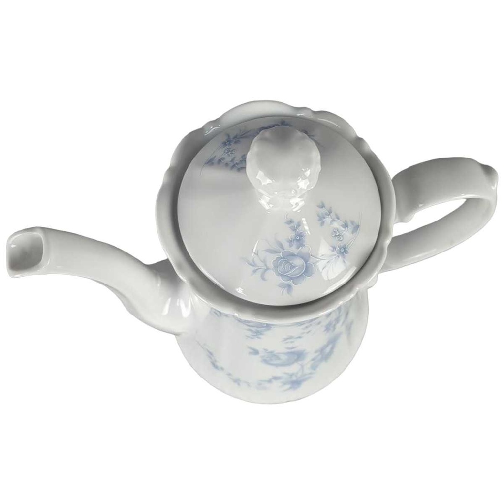 [458138028] Kaffeekanne 1,2 L Mitterteich Form 2000 Blaue Blumen gebraucht - sehr gut Bild 2
