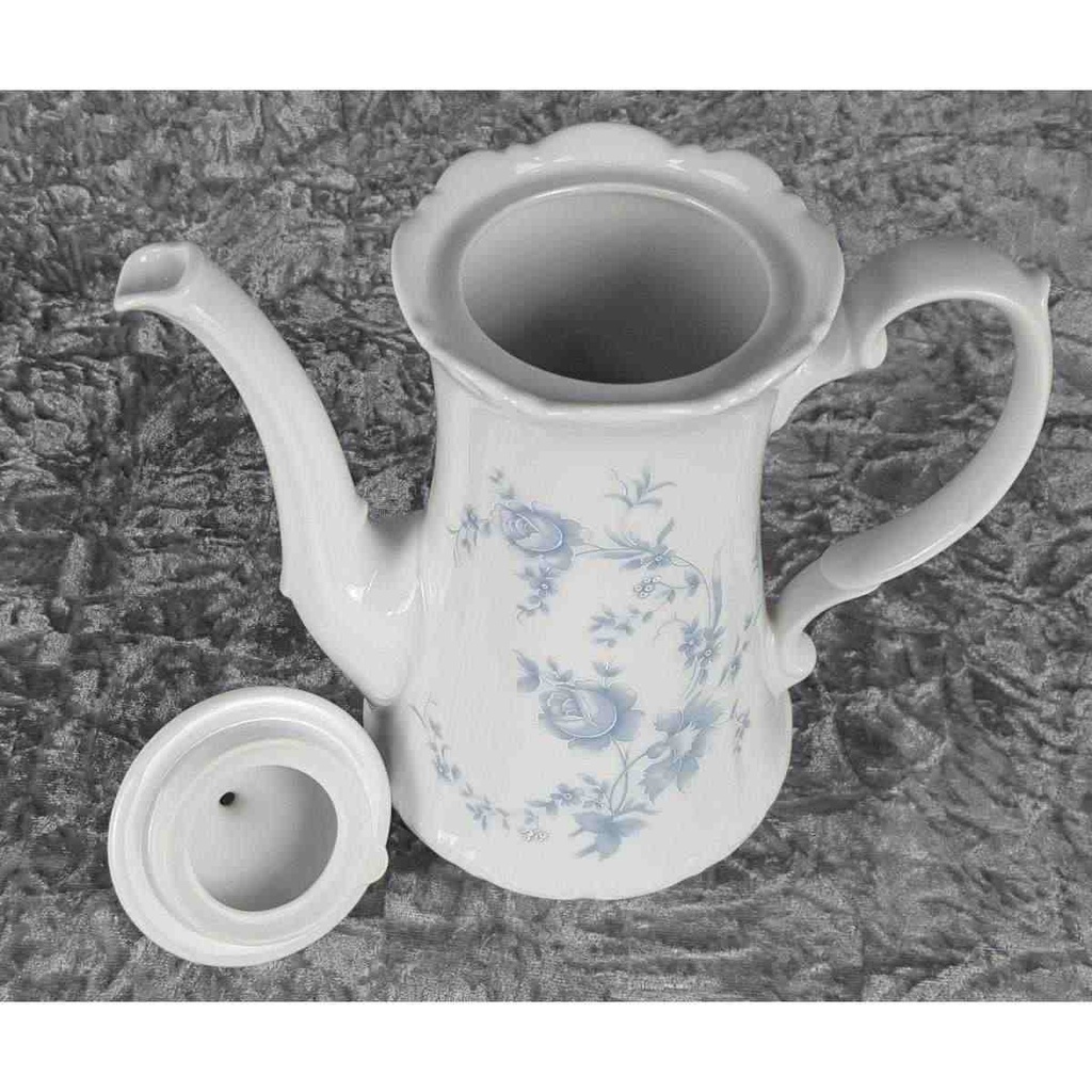 [458138028] Kaffeekanne 1,2 L Mitterteich Form 2000 Blaue Blumen gebraucht - sehr gut Bild 3