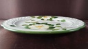 [45813809] Servierplatte Durchbrucharbeit 30 cm Einzelteile Tiffany Boutique Italy weiße Blume mit Goldrand Weiß gebraucht - sehr gut Bild 3