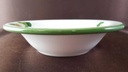 [45813813] Kuchenteller Schale Dessertteller Frühstücksteller Salatschale 16 cm Tiffany Boutique Italy weiße Blume mit Grünrand gebraucht - sehr gut Bild 3