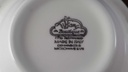 [45813813] Kuchenteller Schale Dessertteller Frühstücksteller Salatschale 16 cm Tiffany Boutique Italy weiße Blume mit Grünrand gebraucht - sehr gut Bild 5