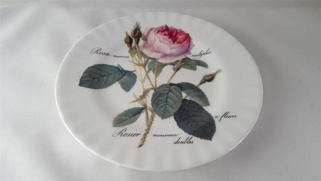 [45813818] Kuchenteller 20,7 cm Roy Kirkham Redoute Roses England gebraucht - gut Bild 3