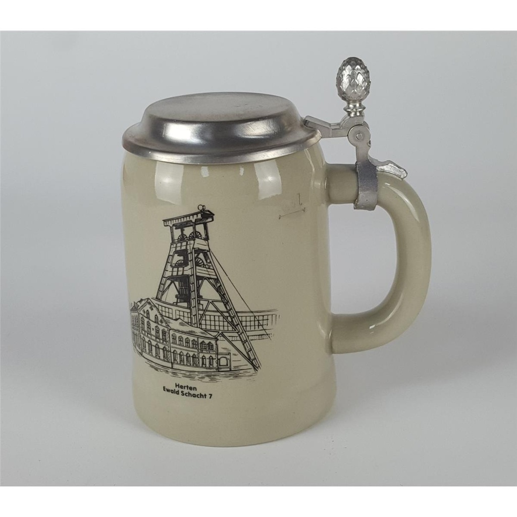 [2119011] Bierkrug 16 cm WS Keramik gebraucht - gut Bild 3