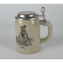 [2119011] Bierkrug 16 cm WS Keramik gebraucht - gut Bild 3