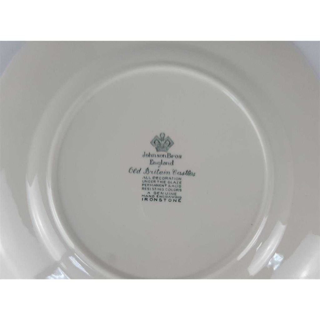 [458138187] Kuchenteller Dessertteller 20,3 cm Johnson Bros Old Britain Castles Rot gebraucht - akzeptabel Bild 3