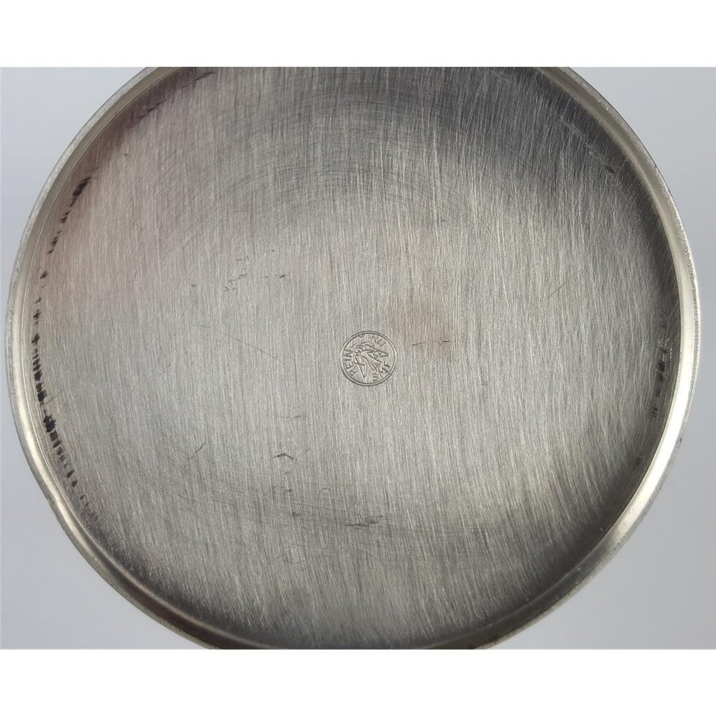 [2119013] BMF Keramik Bierkrug Bierseidel mit Zinndeckel Blumendekor H 16,2 cm Bild 6