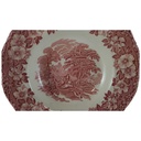 [458138203] Suppenteller 22 cm Enoch Wedgwood Woodland Rot gebraucht - akzeptabel Bild 2
