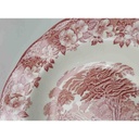 [458138203] Suppenteller 22 cm Enoch Wedgwood Woodland Rot gebraucht - akzeptabel Bild 5