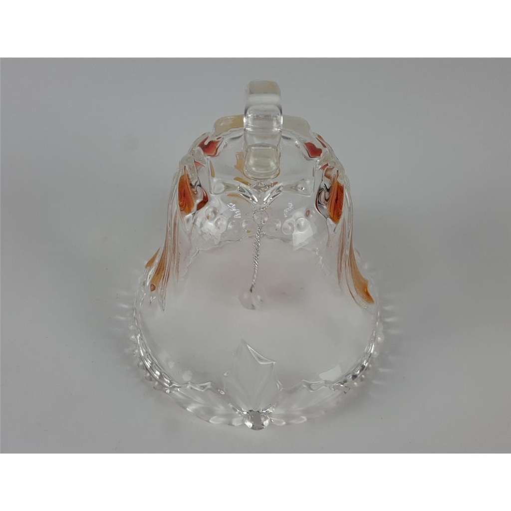 [458138206] Deko Glocke 10,8 cm Original Walther Glas gebraucht - gut Bild 4