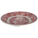 [458138211] Suppenteller 21 cm Winterling Kirchenlamitz Scharffeuer Frankenland rot gebraucht - gut Bild 2