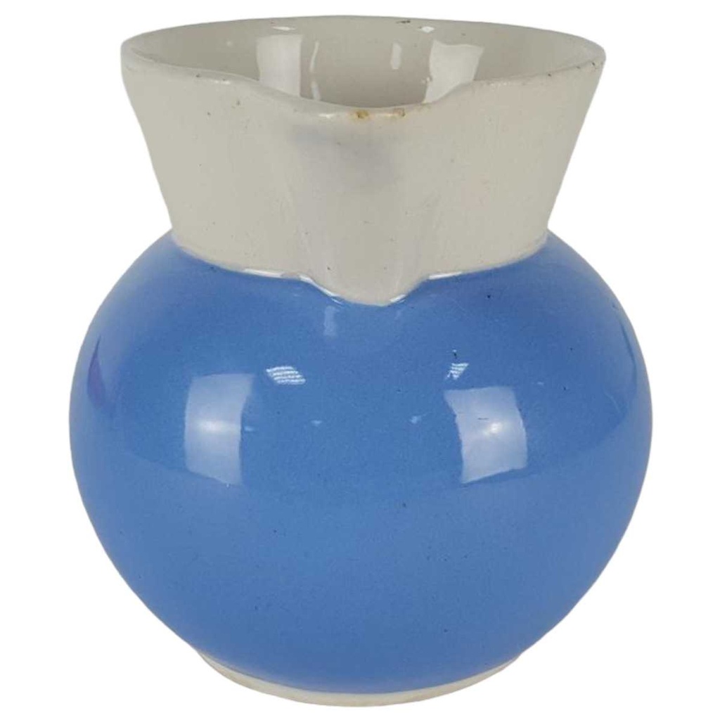 [458138213] Krug 0,5 L VEB Torgau Steingutwerke blau weiß gebraucht - akzeptabel Bild 2